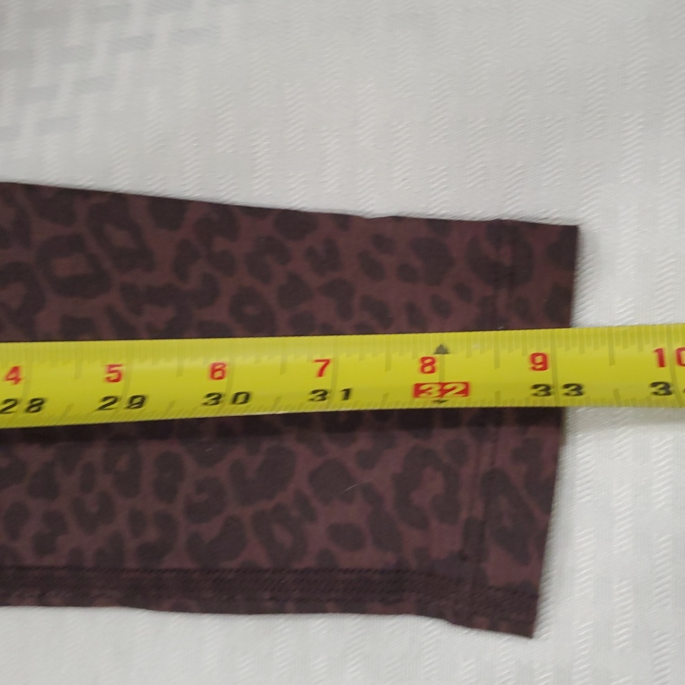 Beyond yoga Brown High-Rise crop ankle Leggings with Stretchy Fit - Picture 3 of 9